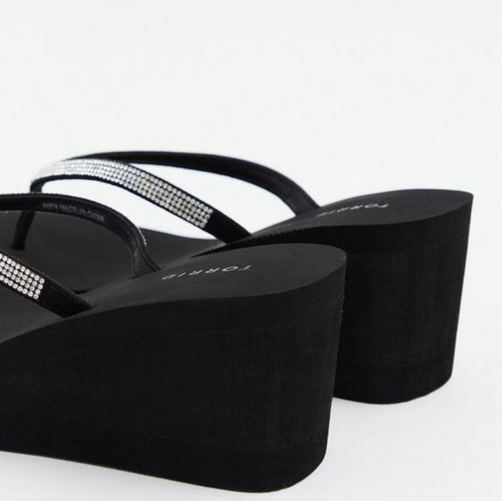 Torrid Platform Rhinestone Sandal - Picture 3 of 8